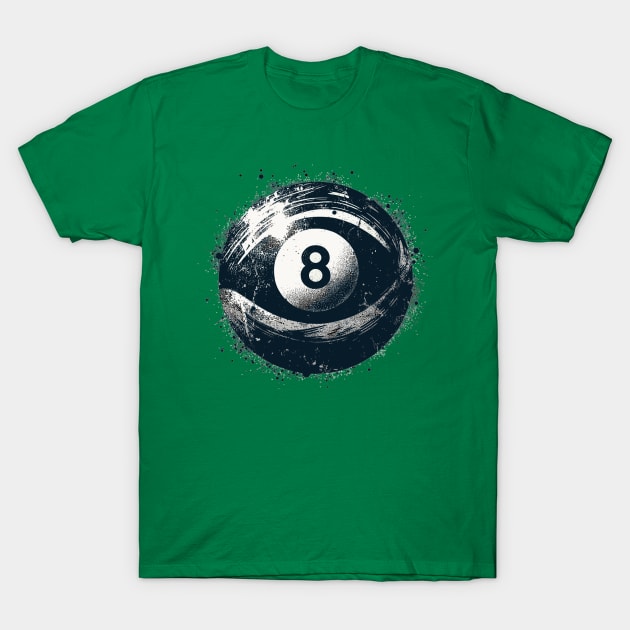 Pool Ball T-Shirt by Vehicles-Art